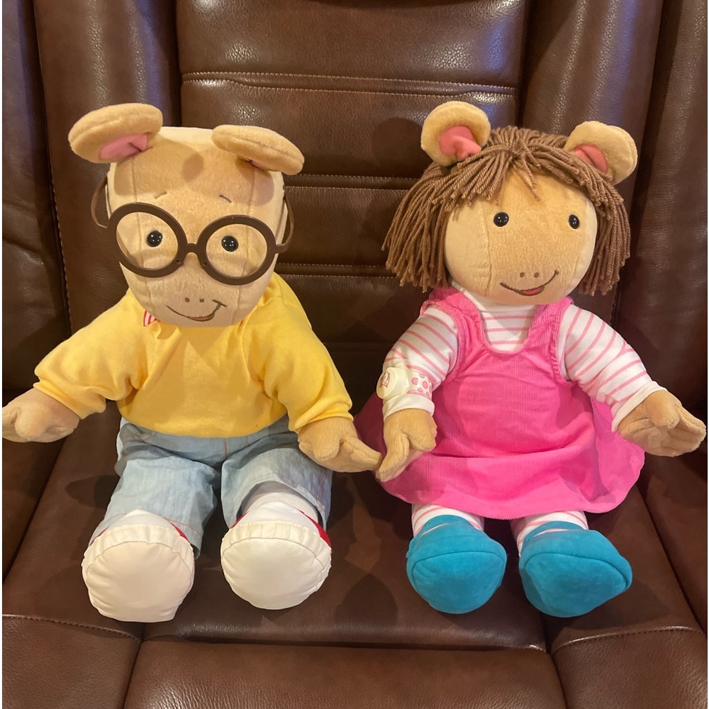 Arthur and DW 22” talking dolls